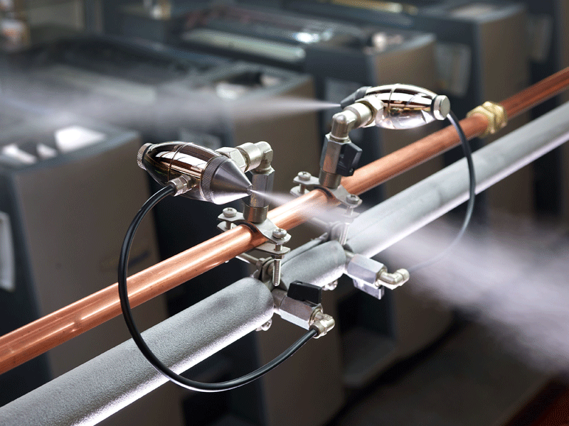 JetSpray humidifier in printer JetSpray humidifier in printer